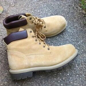 Wolverine Men's Gold Size 12M Gold Waterproof 6 in. Work Boots - Soft Toe